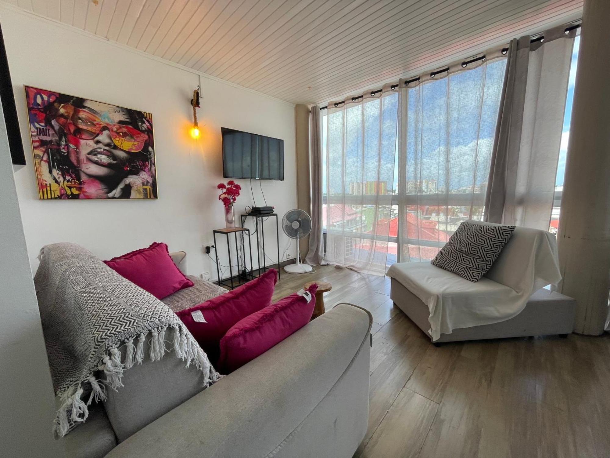 Penthouse 10 Min Port Croisiere Et Aeroport Daire Pointe-à-Pitre Dış mekan fotoğraf